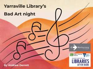 Yarraville Library’s Bad Art Night draws inspiration from saxophones